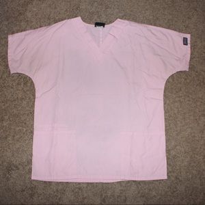 Pink Cherokee scrub top size medium